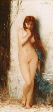 ジュール・ジョゼフ・ルフェーブル Painting - 「ラ・シガール」のバリエーション ヌード ジュール・ジョゼフ・ルフェーブル